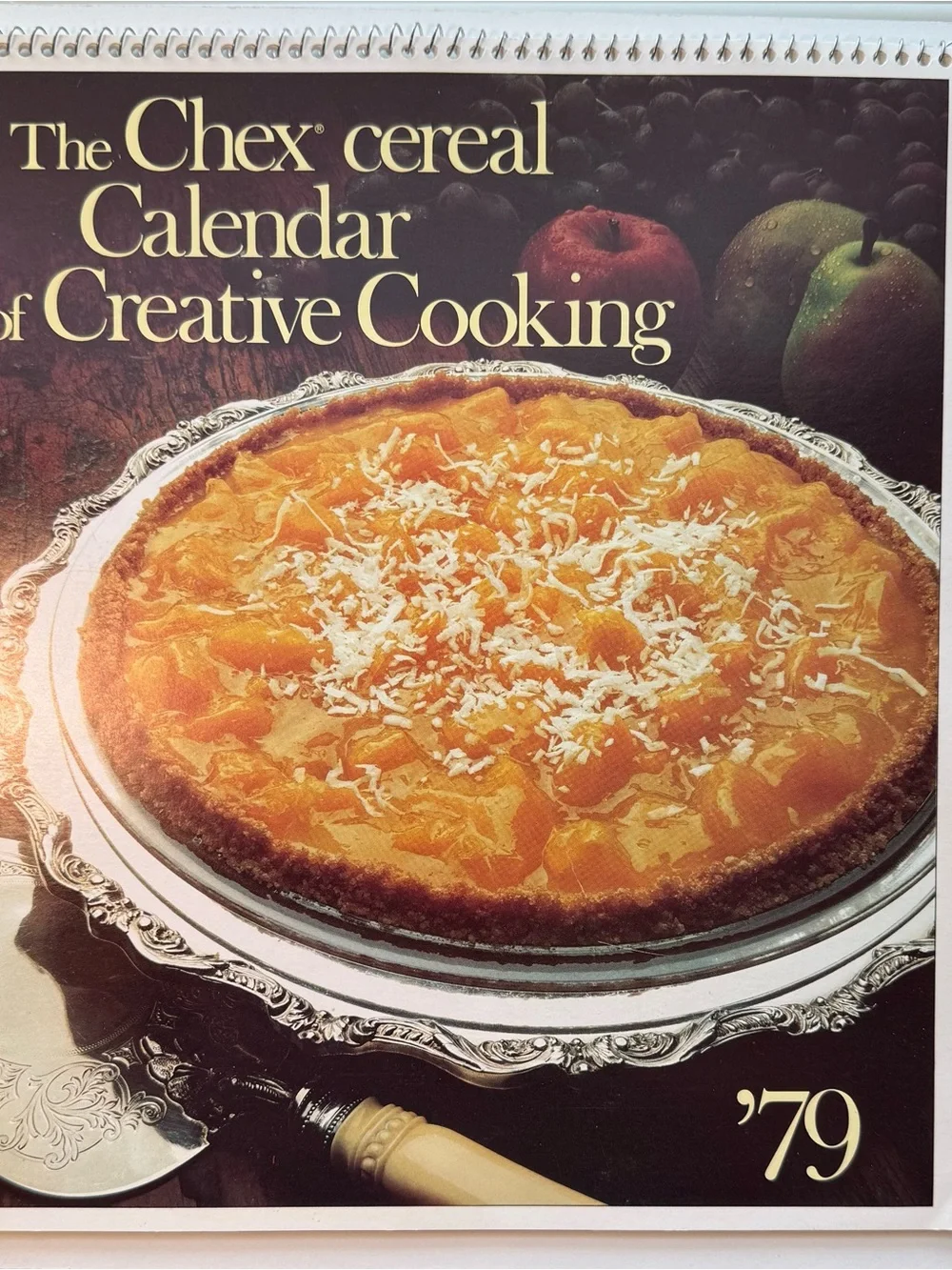 Cereal Calendar of Creative Cooking 1979 – Vintage Orange Cover